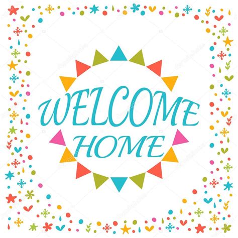 Free Printable Welcome Home Template Database