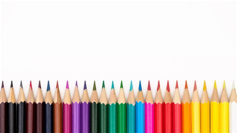 Colored Crayon Pencils Wallpaper 50185 Baltana