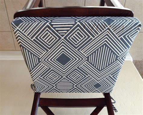 Geometric Print Seat Cushion Cover Kitchen Chair Pad