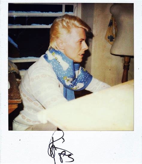David Bowie On The Set Of The Snowman David Bowie Starman David
