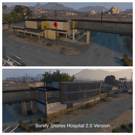 Explore Sandy Shores Hospital 5m Map Editor Gta 5 Mods