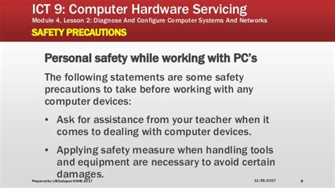 What are examples of modern ict tools? Ict 9 module 4, lesson 2.1 safety precautions