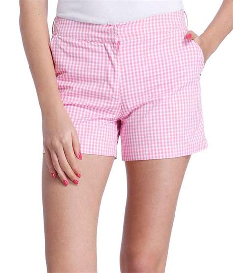 Buy Only Pink Regular Fit Shorts Online At Best Prices In India Snapdeal