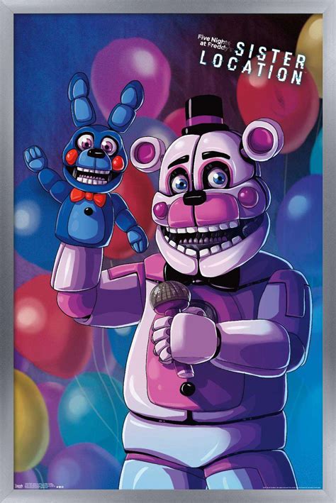 Five Nights At Freddys Games - Five Nights at Freddy's: Sister Location - Funtime Freddy Poster