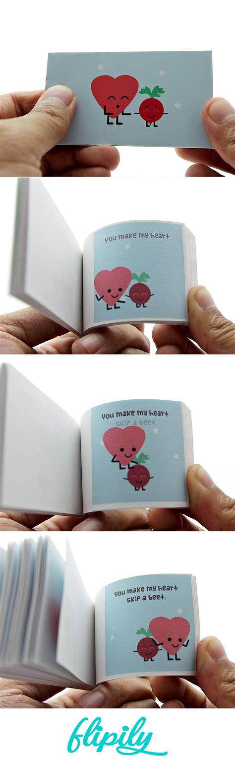 Give Your Loved One This Endearing Flipbook You Make My Heart Skip A