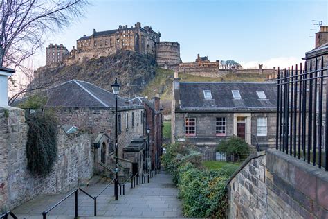 Edinburgh Castle From Vennel Stood By Flodden Wall In The Flickr