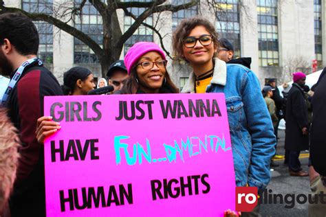 Womens March On Washington Combats Donald Trumps Sexist And Racist Views Rolling Out
