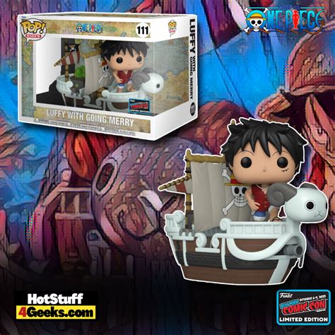 One Piece Luffy With Going Merry Funko Pop Nycc 2022