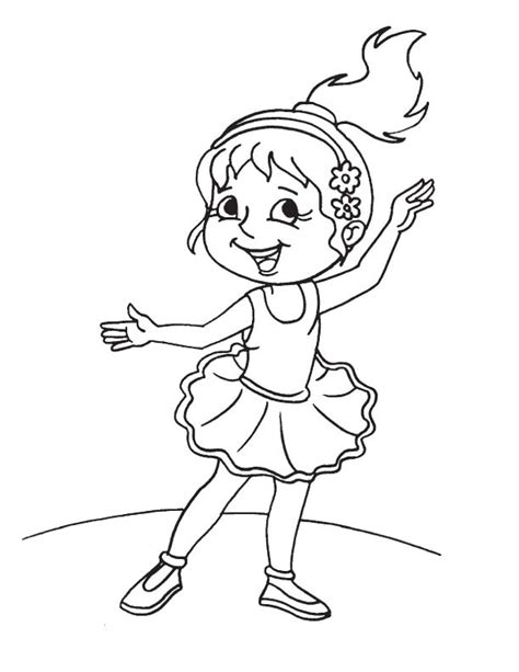 Ballet Dancer Coloring Pages Coloring And Drawing
