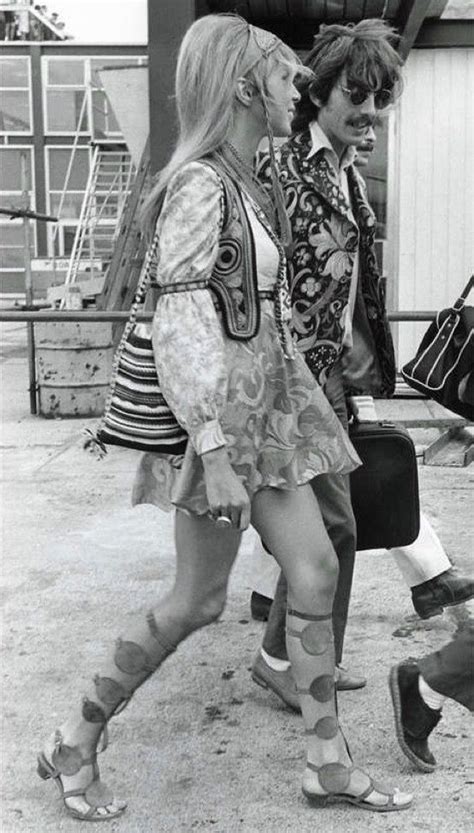 hippies in the 60s fashion festivals flower power