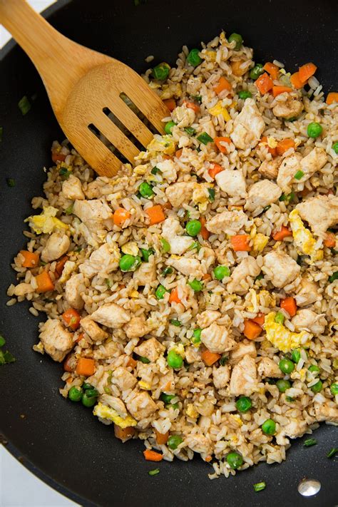 I served it over brown rice. Chicken Fried Rice (Quick Flavorful Recipe) - Cooking Classy