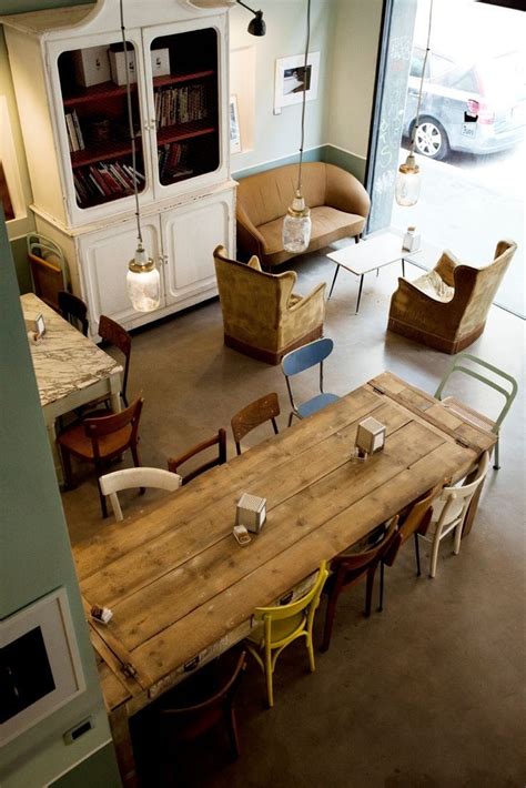 Beautiful Wooden Table En Nice Chairs Coffee Shop Decor Cafe Seating