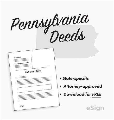 Free Pennsylvania Deed Forms