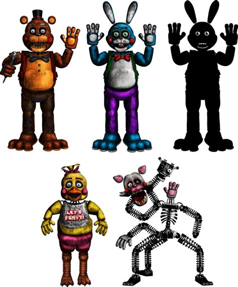 Fnaf Plus Toy Animatronics By Livingcorpse7 On Deviantart