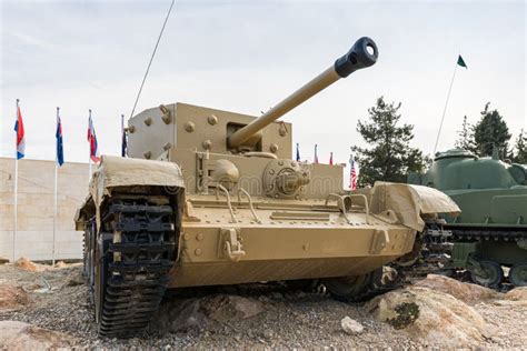 Cromwell Tank Is On The Memorial Site Near The Armored Corps Museum In