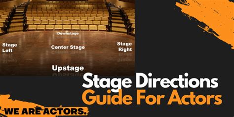 Stage Directions For Actors We Are Actors