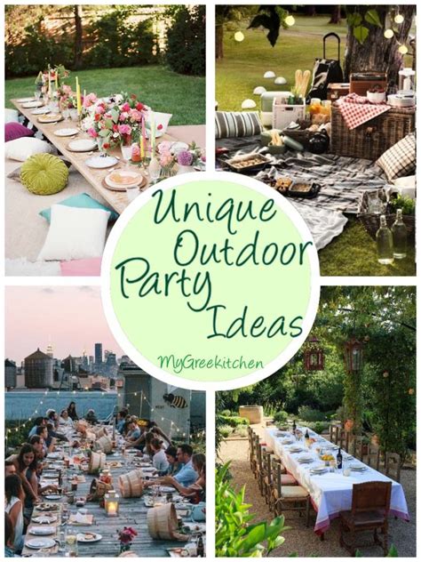 Often dinner parties are thrown just because. no matter what you are celebrating, you will find the perfect dinner party invitation below. Unique Outdoor Party Ideas