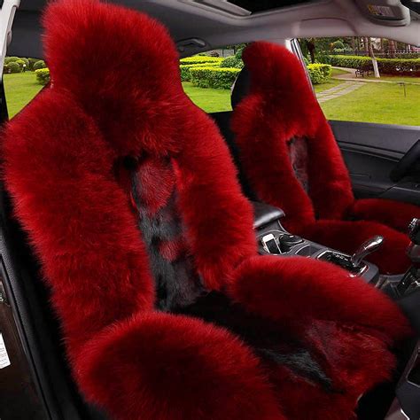 new arrive winter car seat covers 100 natural fur australian sheepskin fur car seat covers