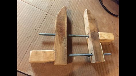 Wooden clamps for my diy cnc. JPOM DIY WOOD SCREW CLAMPS JuNk PiLe-0-Matic Style - YouTube