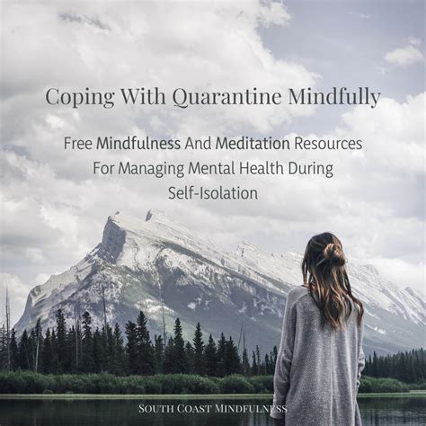 Coping With Quarantine Mindfully Free Mindfulness And Meditation