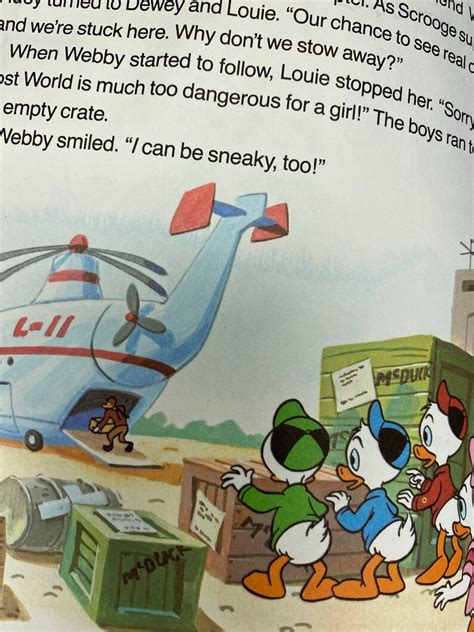 1988 Disney Ducktales Dinosaur Ducks See Hear Read A Long Book Etsy
