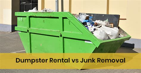Dumpster Rental Vs Junk Removal Gorilla Bins