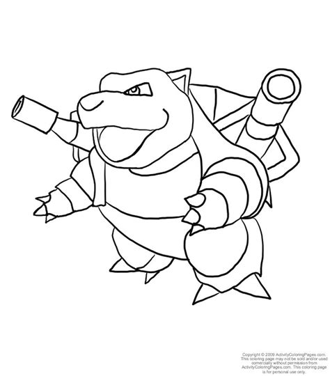 Select from 35915 printable crafts of cartoons, nature, animals, bible and many more. Pokemon Blastoise Coloring Pages - Get Coloring Pages