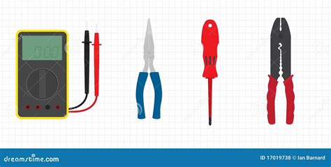 herramientas del electricista ilustración del vector ilustración de herramientas alambre
