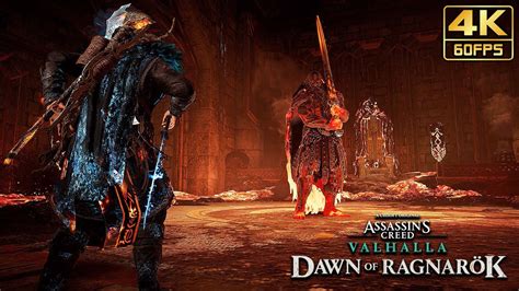 Assassins Creed Valhalla Dawn Of Ragnarok Odin Meets Surtr 4K 60