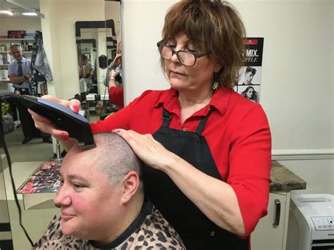 Plucky Gemma Braves The Shave To Help Raise Cash For Charity