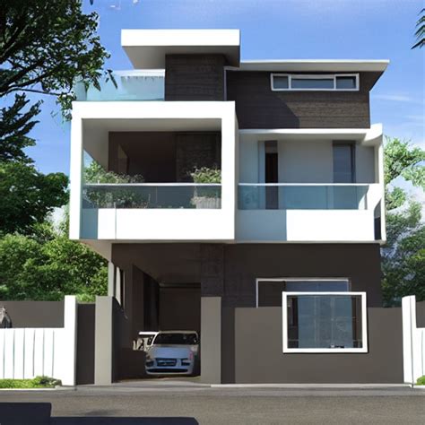 Tips To Build Double Floor Normal House And Front Elevation Design In India
