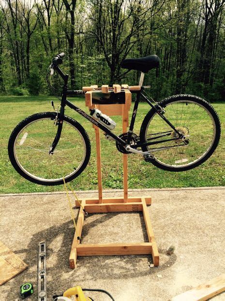 I recently bought my first mountain bike after 20 years of basically not riding a bike (i spent most of my teen years riding bmx, dirt jumping and street riding). Pin by Brian Rapp on Biking | Homemade bike stand, Bike repair stand, Wooden bicycle