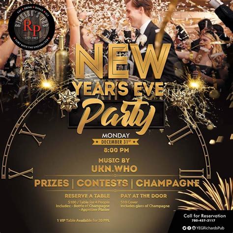 New Years Eve Party At Richards Pub
