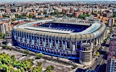 Looking for the best real madrid iphone wallpaper? Download wallpapers 4k, Santiago Bernabeu, aerial view ...