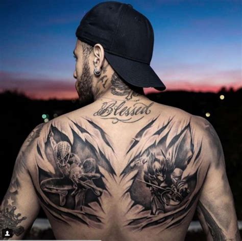 Sint Tico Tatuagem Do Neymar Bargloria