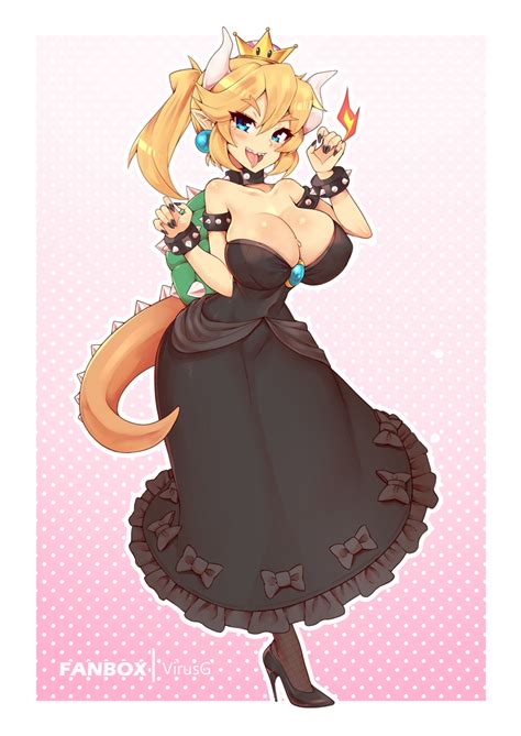 Bowsette Mario And 1 More Drawn By Virus G Danbooru