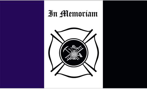 Firefighters In Memoriam Nylon Flag 3 Ft X 5 Ft The Flag Factory