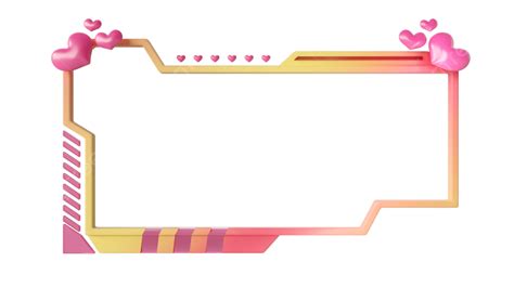Pink Gaming Border Png Vector Psd And Clipart With Transparent