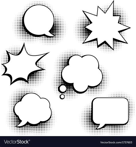 Find & download free graphic resources for speech bubble. Set of speech bubbles in pop art style Royalty Free Vector