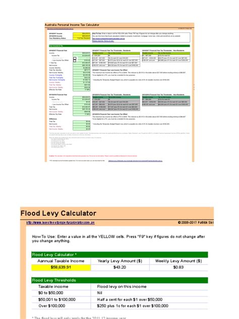 Including the net tax (income after tax) and the percentage of tax. Free Australia Personal Income Tax Calculator v1.0.2017 ...