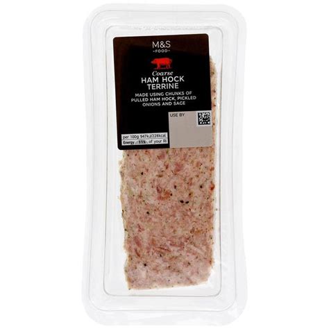 Packed with flavour and very economical too, i can see why it seems to have become a favourite on casual dining menus. M&S Coarse Ham Hock Terrine | Ocado