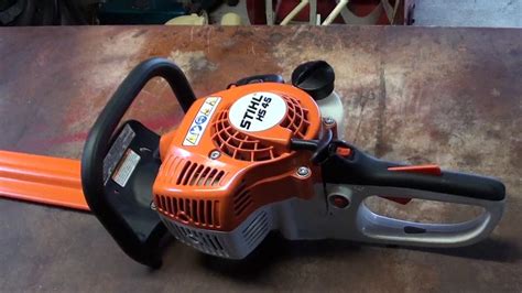 Stihl Hs 45 Hedge Trimmer Review Youtube