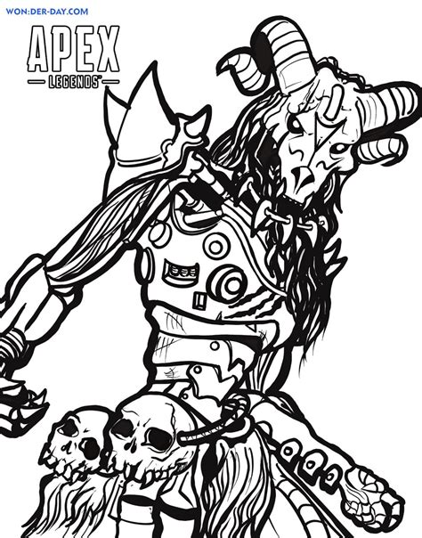 Apex Legends Coloring Pages Free Printable