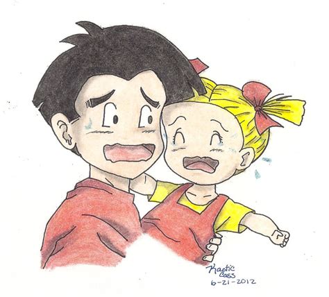 Krillin And Daughter By Kaotic Cass On Deviantart