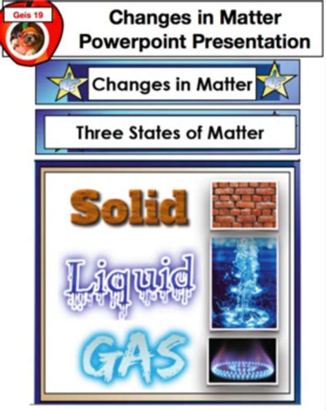 Properties And Changes In Matter Science Education Powerpoint Ppt File