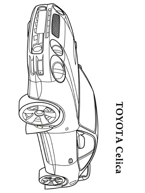 Toyota Supra Coloring Pages at GetColorings.com | Free printable