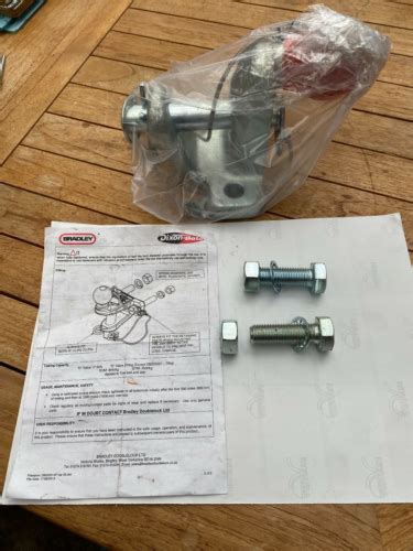 bradley dixon bate 3500kg tow hitch ball and pin and bolts new fits flange type ebay