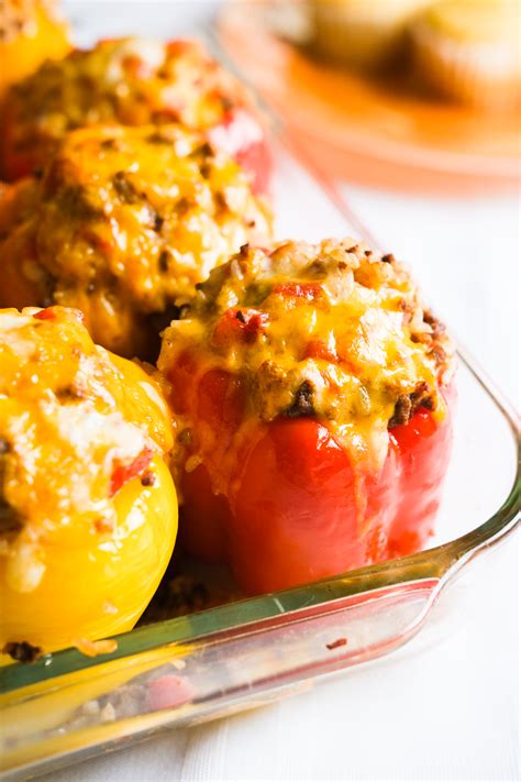 easy weeknight stuffed peppers recipe kiersten hickman