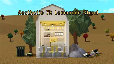 Aesthetic 7k Lemonade Stand Bloxburg Youtube