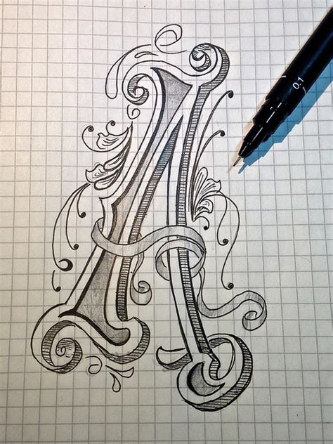 Drawing through the alphabet is a fun way for children to work on forming letters and reinforcing beginning letter sounds. Sketch - Letter A for Alphabet | Absolutely no idea what ...